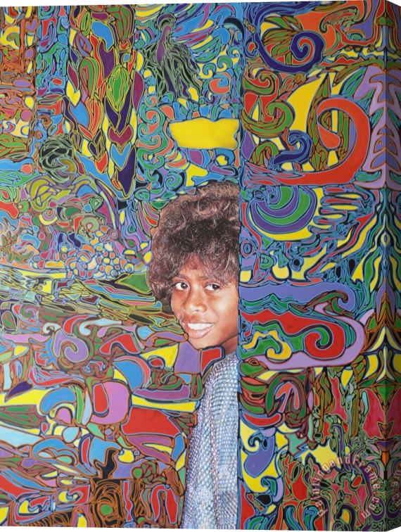 Igor Eugen Prokop Hide and hidden girl in Vanuatu Stretched Canvas Print / Canvas Art