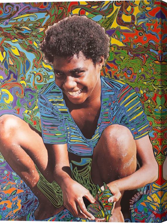 Igor Eugen Prokop Snailgirl in Vanuatu Stretched Canvas Print / Canvas Art
