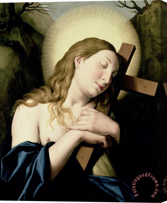 Il Sassoferrato Penitent Magdalene Stretched Canvas Painting / Canvas Art