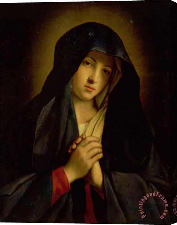 Il Sassoferrato The Madonna in Sorrow Stretched Canvas Print / Canvas Art