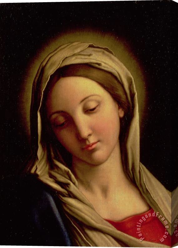 Il Sassoferrato The Madonna Stretched Canvas Painting / Canvas Art