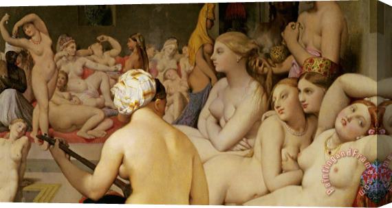 Ingres The Turkish Bath Stretched Canvas Painting / Canvas Art