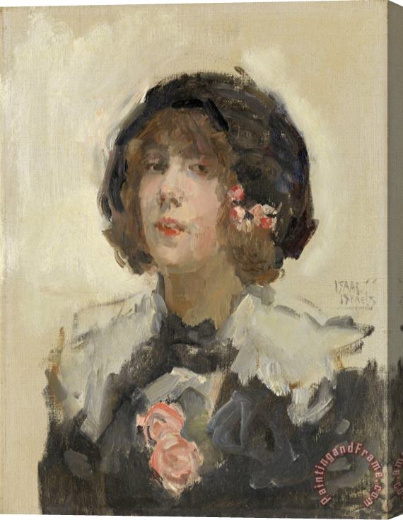 Isaac Israels Portret Van Een Vrouw Stretched Canvas Painting / Canvas Art