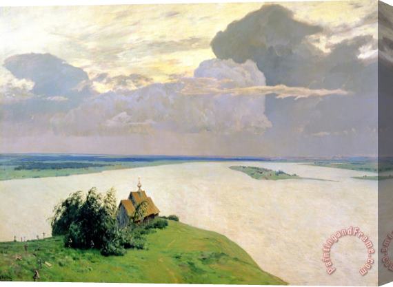 Isaak Ilyich Levitan Above The Eternal Peace Stretched Canvas Painting / Canvas Art