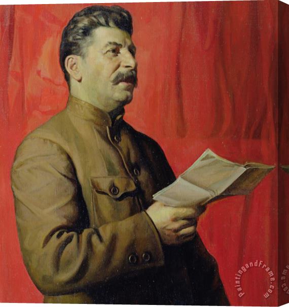 Isaak Israilevich Brodsky Portrait Of Stalin Stretched Canvas Painting / Canvas Art