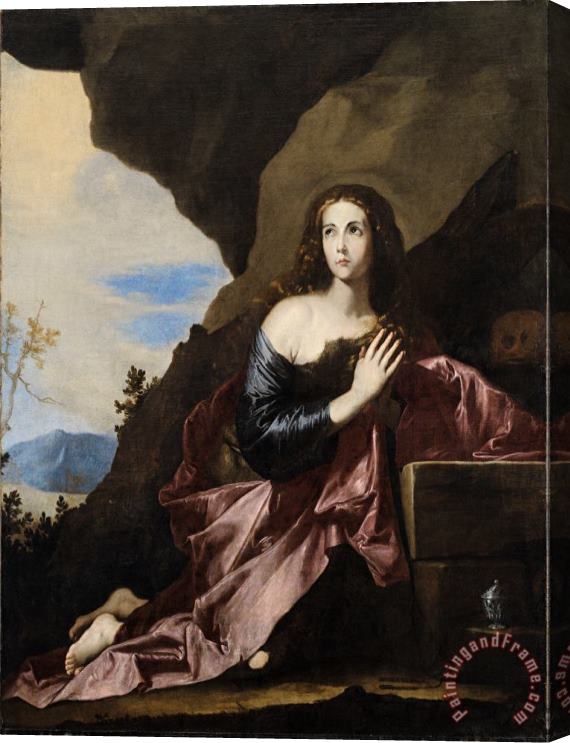 Italian Mary Magdalene Penitent Stretched Canvas Print / Canvas Art