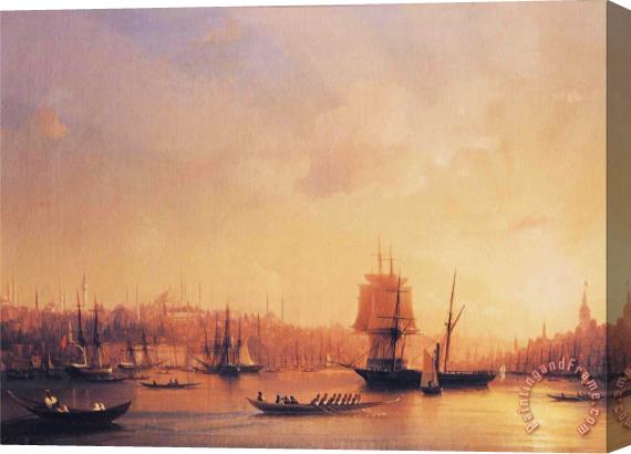 Ivan Constantinovich Aivazovsky Dusk on The Golden Horn Stretched Canvas Painting / Canvas Art