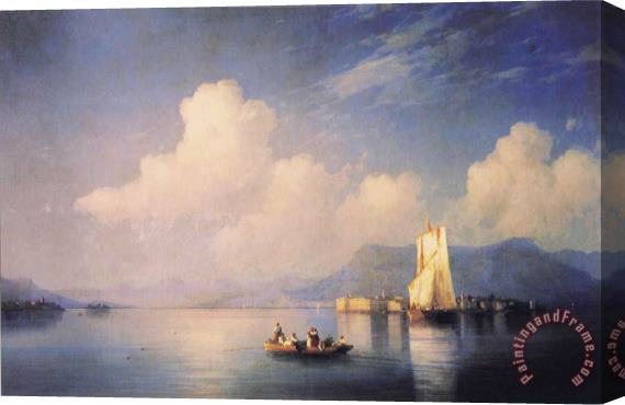 Ivan Constantinovich Aivazovsky Lake Maggiore in The Evening Stretched Canvas Print / Canvas Art