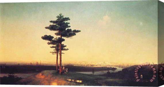 Ivan Constantinovich Aivazovsky View of Moscow From The Sparrow Hills Stretched Canvas Painting / Canvas Art