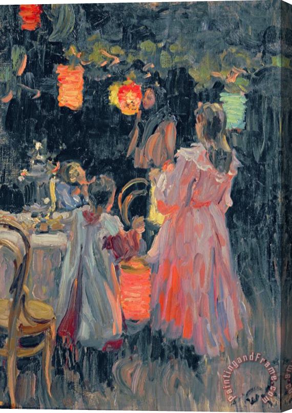 Ivan Semyonovich Kulikov Chinese Lanterns Stretched Canvas Print / Canvas Art