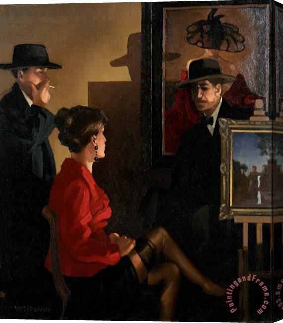 Jack Vettriano A Fair Exchange, 1992 Stretched Canvas Painting / Canvas Art