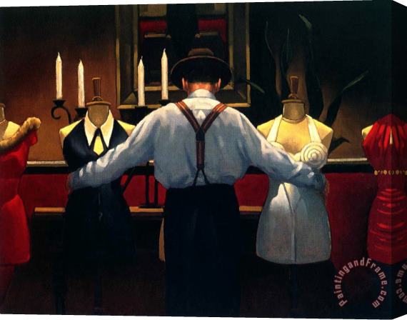 Jack Vettriano A Kind of Loving Stretched Canvas Painting / Canvas Art