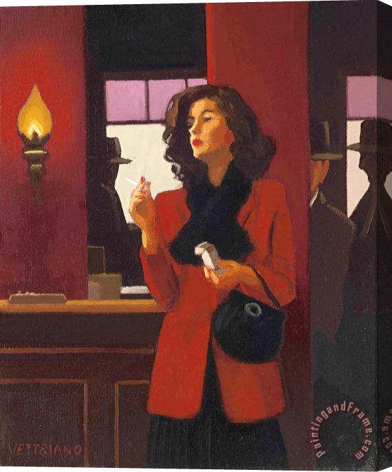 Jack Vettriano A Woman Must Have Everything, 1996 Stretched Canvas Painting / Canvas Art
