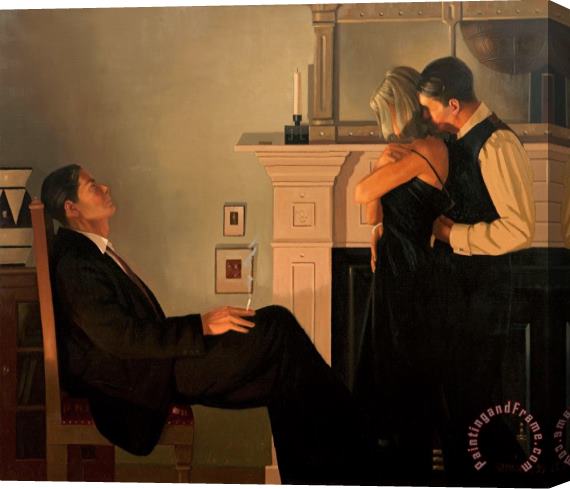 Jack Vettriano Beautiful Losers Stretched Canvas Painting / Canvas Art