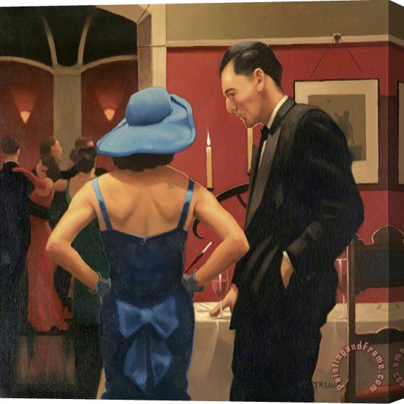 Jack Vettriano Bluebird, 2010 Stretched Canvas Painting / Canvas Art