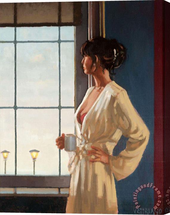 Jack Vettriano Bye Bye Baby, 2007 Stretched Canvas Painting / Canvas Art