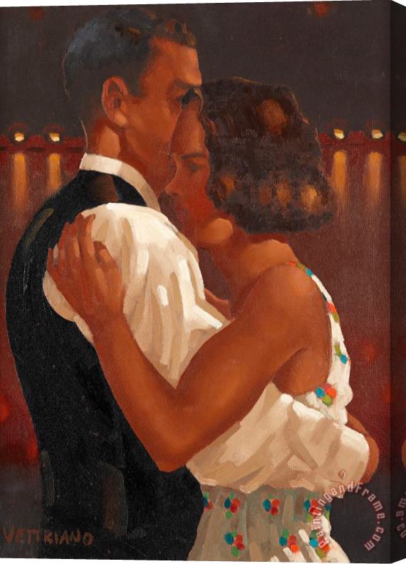 Jack Vettriano Dancing Couple Stretched Canvas Painting / Canvas Art