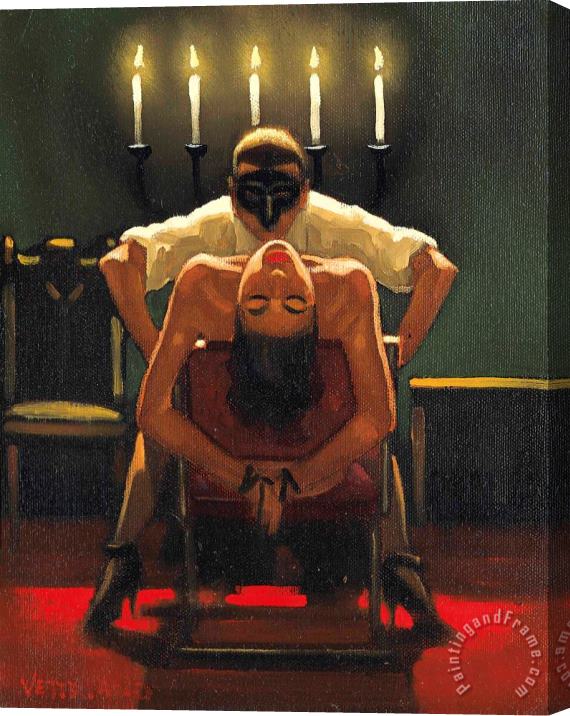 Jack Vettriano Descent Into Hell, 1994 Stretched Canvas Painting / Canvas Art