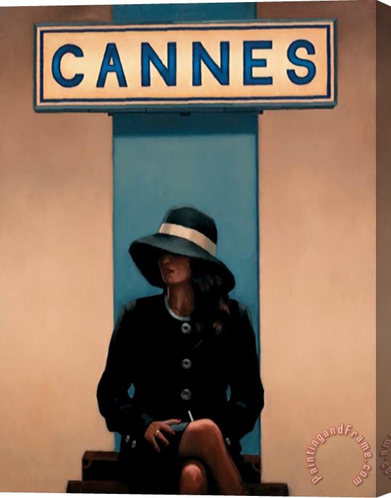 Jack Vettriano Exit Eden Stretched Canvas Painting / Canvas Art