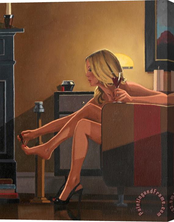 Jack Vettriano For My Lover, 2013 Stretched Canvas Painting / Canvas Art