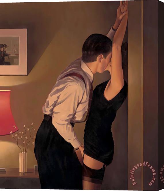 Jack Vettriano Game on 2006 Stretched Canvas Print / Canvas Art