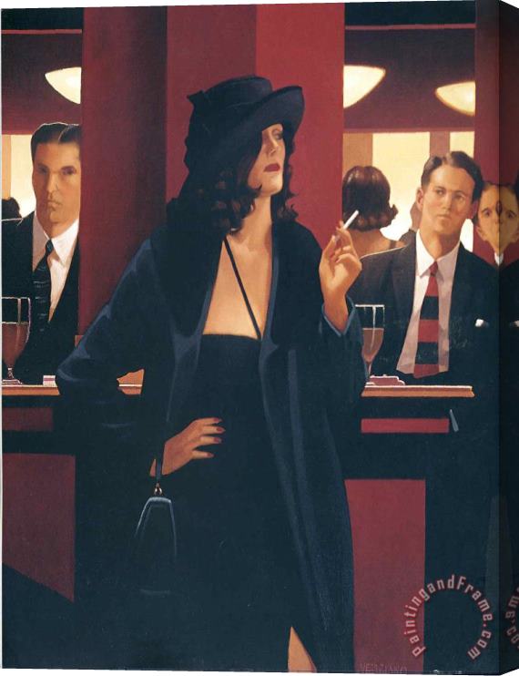 Jack Vettriano Games of Power Stretched Canvas Print / Canvas Art