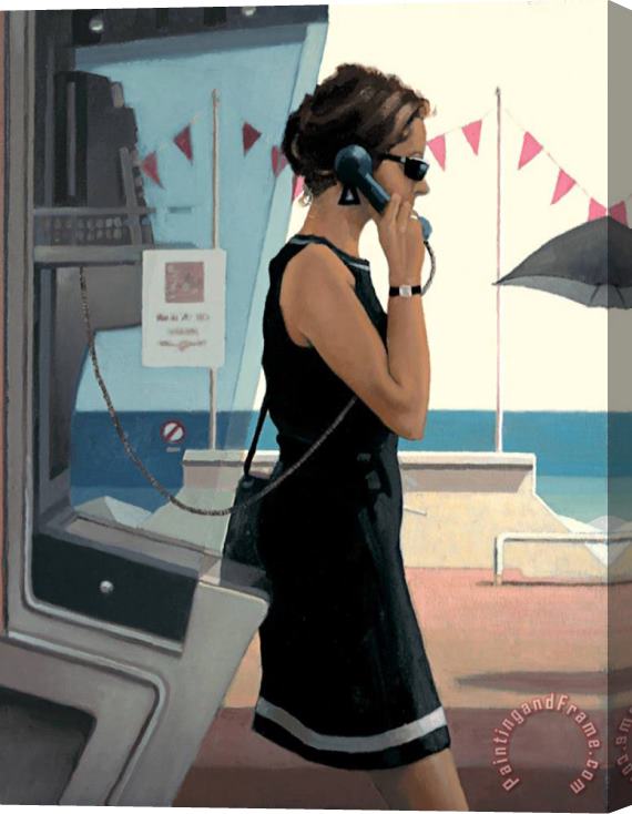 Jack Vettriano Her Secret Life, 2006 Stretched Canvas Painting / Canvas Art