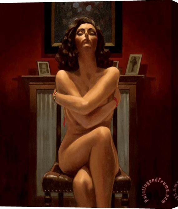 Jack Vettriano Just The Way It Is Stretched Canvas Painting / Canvas Art