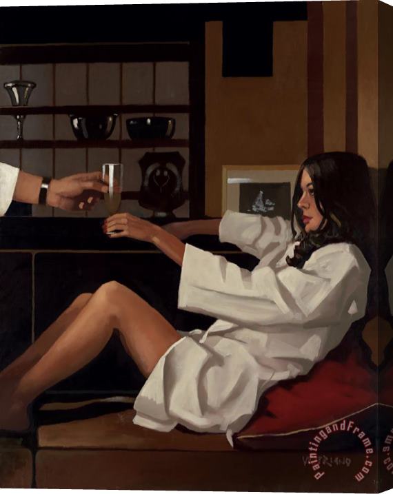 Jack Vettriano Man of Mystery, 2010 Stretched Canvas Painting / Canvas Art