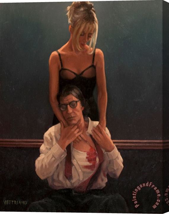 Jack Vettriano My Beautiful Wound, 2000 Stretched Canvas Painting / Canvas Art