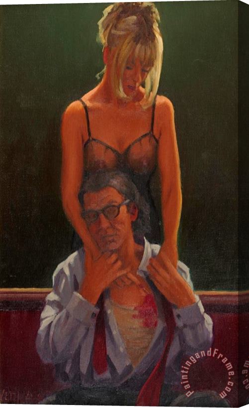 Jack Vettriano My Beautiful Wound Stretched Canvas Print / Canvas Art