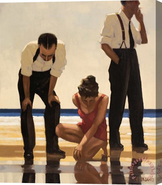 Jack Vettriano Narcissistic Bathers Stretched Canvas Painting / Canvas Art
