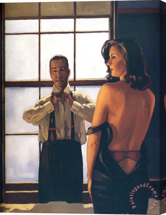 Jack Vettriano Not Identified 1 Stretched Canvas Painting / Canvas Art