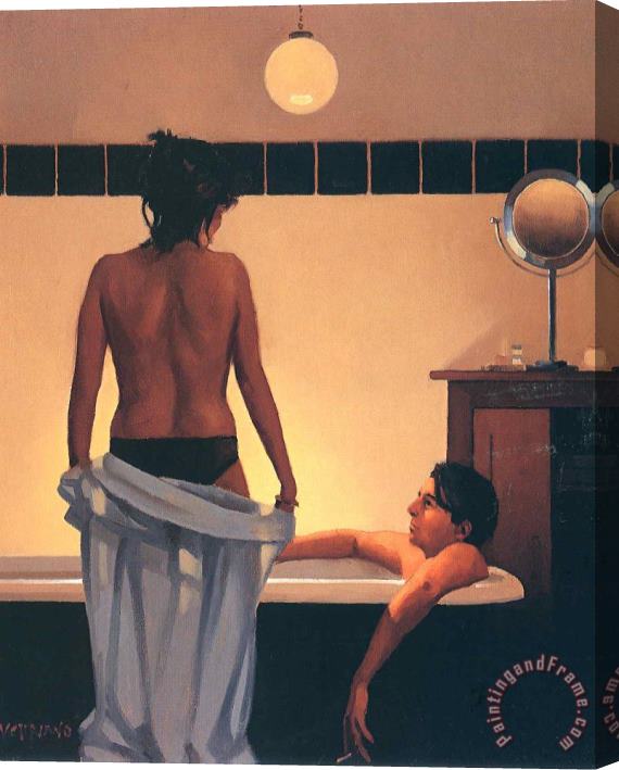 Jack Vettriano Not Identified 4 Stretched Canvas Painting / Canvas Art