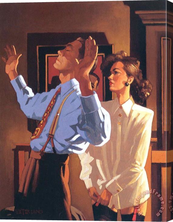 Jack Vettriano Not Identified Stretched Canvas Painting / Canvas Art