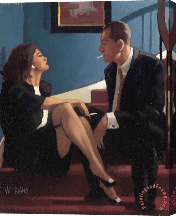 Jack Vettriano Playing The Party Game, 1996 Stretched Canvas Painting / Canvas Art