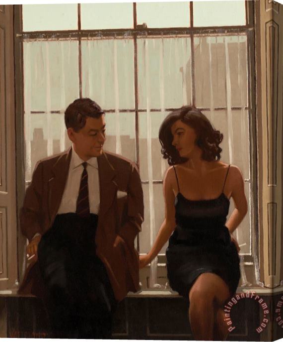 Jack Vettriano Ritual Dances (study) Stretched Canvas Painting / Canvas Art