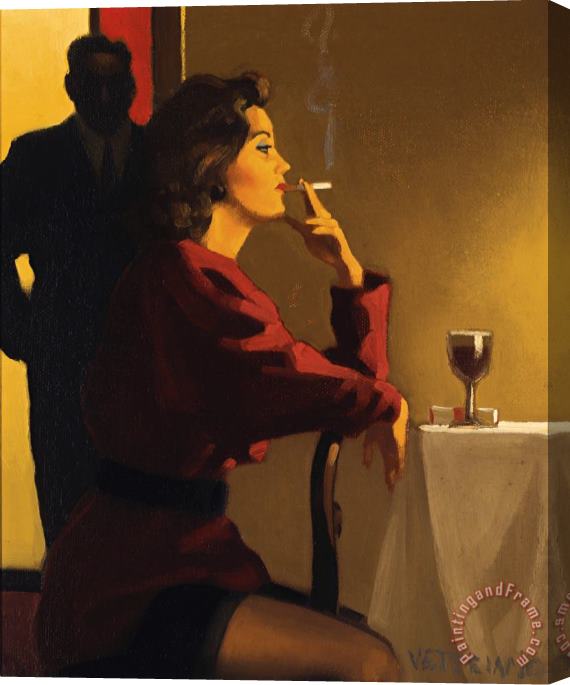 Jack Vettriano Someone to Watch Over Me Stretched Canvas Painting / Canvas Art