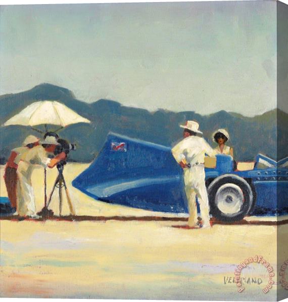 Jack Vettriano Study for 'bluebird at Bonneville', 1996 Stretched Canvas Painting / Canvas Art