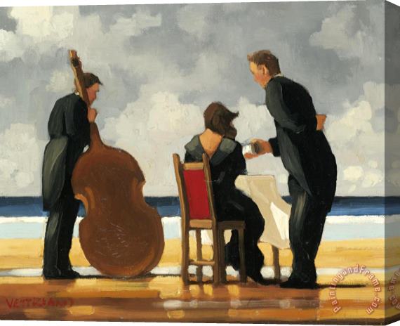 Jack Vettriano Study for Elegy for a Dead Admiral Stretched Canvas Print / Canvas Art
