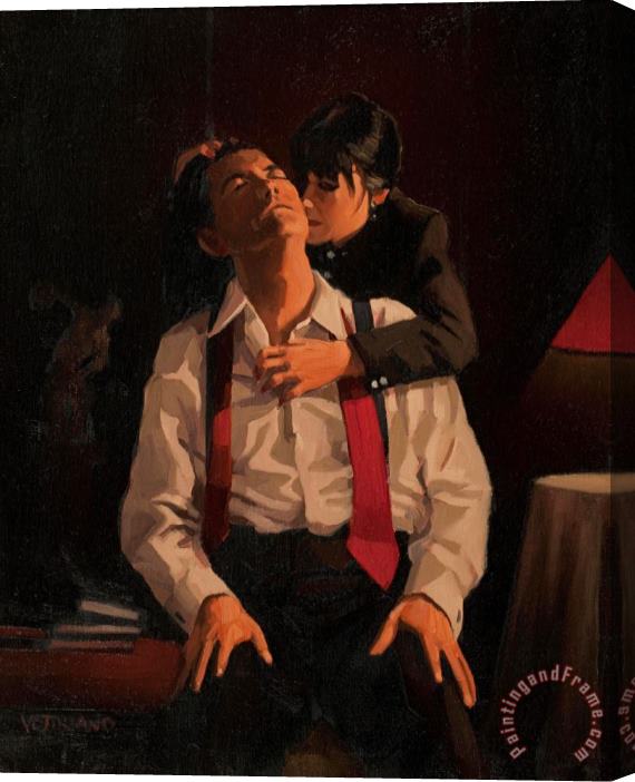 Jack Vettriano Study for Sweet Little Lies, 1999 Stretched Canvas Painting / Canvas Art