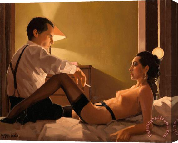 Jack Vettriano Study for The Married Man, 1998 Stretched Canvas Print / Canvas Art