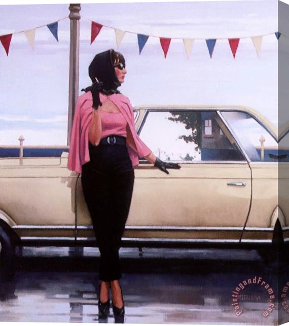 Jack Vettriano Suddenly One Summer Stretched Canvas Painting / Canvas Art