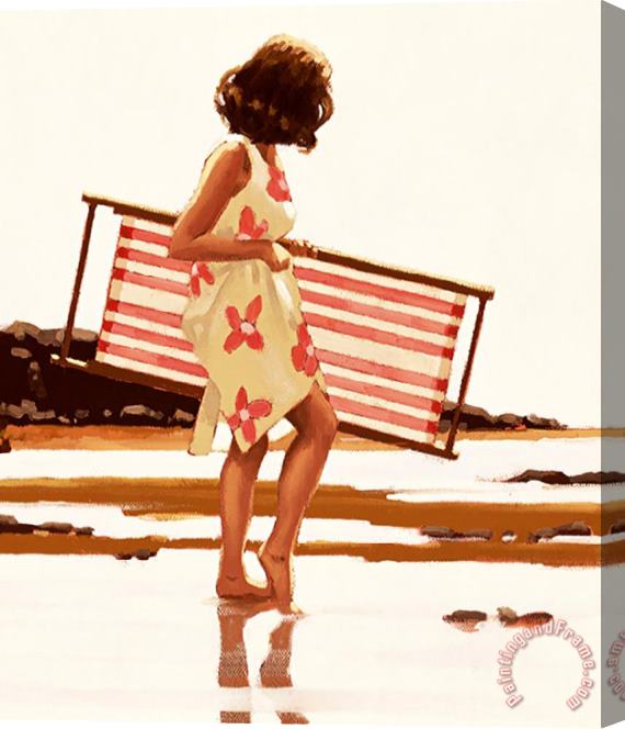 Jack Vettriano Sweet Bird of Youth Study, 2013 Stretched Canvas Print / Canvas Art
