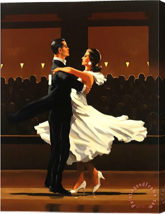 Jack Vettriano Take This Waltz Stretched Canvas Print / Canvas Art