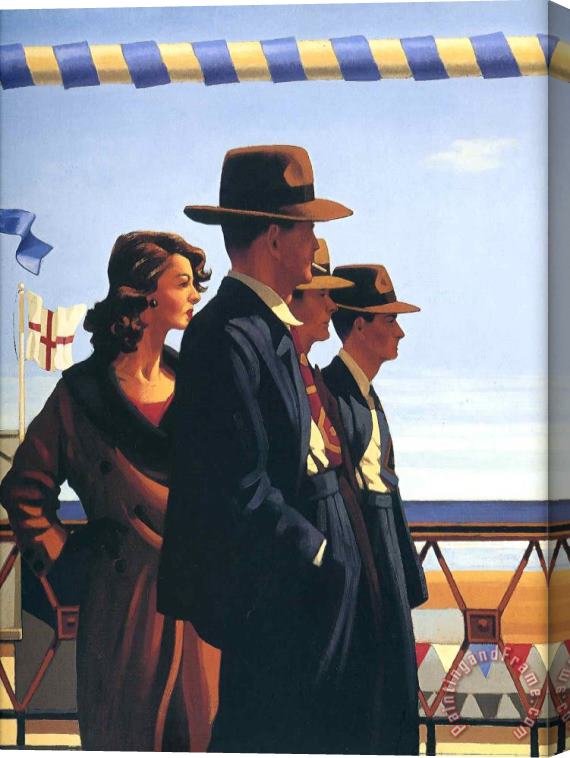 Jack Vettriano The Defenders of Virtue Stretched Canvas Painting / Canvas Art