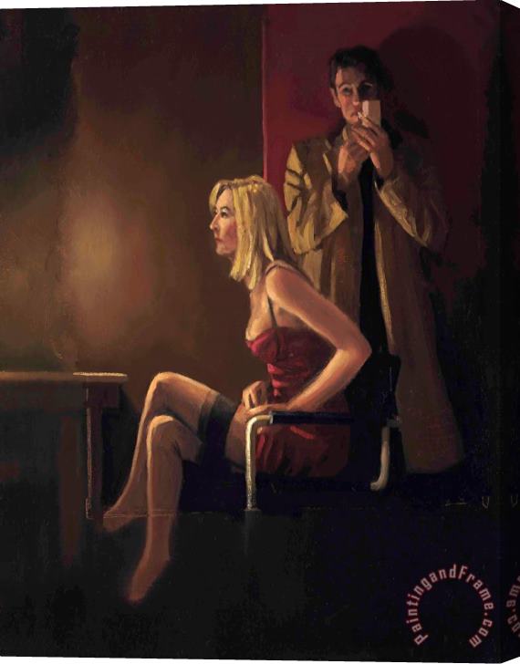 Jack Vettriano The Great Deal, 2003 Stretched Canvas Print / Canvas Art
