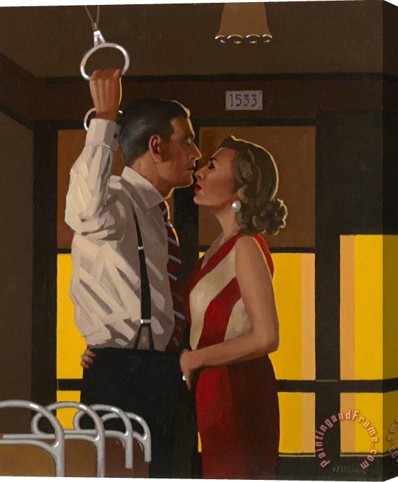 Jack Vettriano The Last Great Romantics Stretched Canvas Painting / Canvas Art