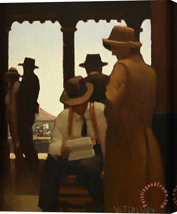 Jack Vettriano The Letter, 1992 Stretched Canvas Print / Canvas Art