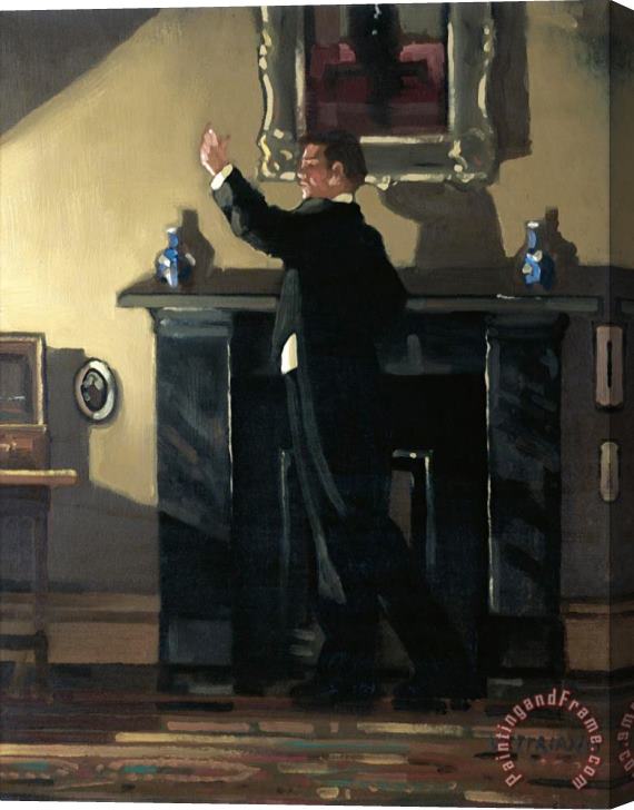 Jack Vettriano The Man Who Danced Alone Stretched Canvas Painting / Canvas Art